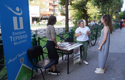 TEPEBAŞI'NIN HİZMETLERİ ANLATILIYOR