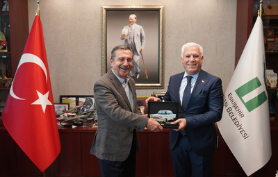 BOZBEY'DEN BAŞKAN ATAÇ'A ZİYARET