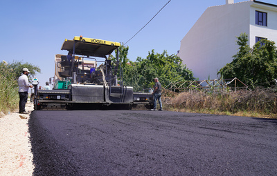 TEPEBAŞI'NDAN 2023'TE 83 BİN METREKARE ASFALT