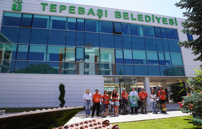 COP30BİKERIDE EKİBİ TEPEBAŞI'NI ZİYARET ETTİ