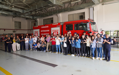 ÖZEL BİREYLERDEN İTFAİYEYE ZİYARET