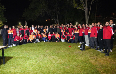 ARAMA KURTARMA PROFESYONELLERİ VE GÖNÜLLÜLERİ KAMPTA BULUŞTU