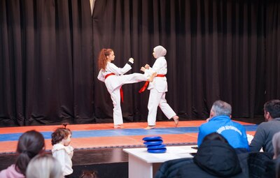 KÜÇÜK TEKVANDOCULARIN KUŞAK HEYECANI