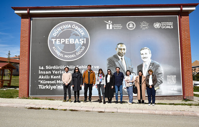 KARDEŞ ŞEHİR TEPEBAŞI'NIN ÇALIŞMALARINI İNCELEDİ