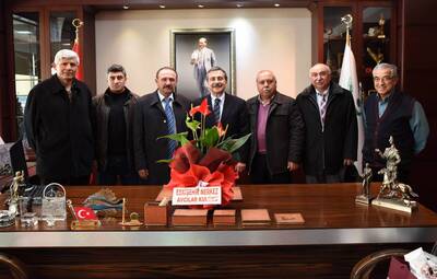 AVCILARDAN BAŞKAN ATAÇ'A ZİYARET