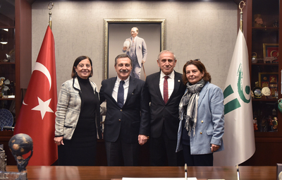 BAŞKAN ATAÇ MİLLETVEKİLİ KAYA İLE BİR ARAYA GELDİ