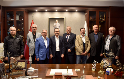 EYBİLDER'DEN BAŞKAN ATAÇ'A ZİYARET