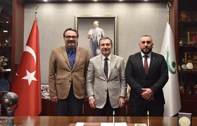 DEMOKRAT PARTİ'DEN BAŞKAN ATAÇ'A ZİYARET