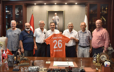 TEPEBAŞI KOLEJ SPOR KULÜBÜ'NDEN BAŞKAN ATAÇ'A ZİYARET