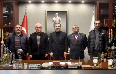 TAKSİCİLERDEN ATAÇ'A ZİYARET