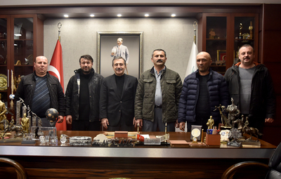 ÜRETİCİLERDEN BAŞKAN ATAÇ'A ZİYARET