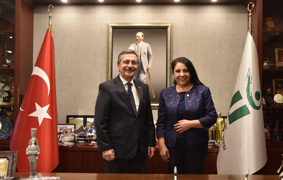 İYİ PARTİ İL BAŞKANI EDİZGİL'DEN BAŞKAN ATAÇ'A ZİYARET