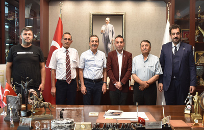 YENİLİK PARTİSİ'NDEN BAŞKAN ATAÇ'A ZİYARET