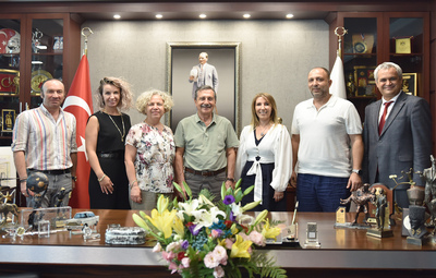 MAKİNE MÜHENDİSLERİNDEN BAŞKAN ATAÇ'A ZİYARET