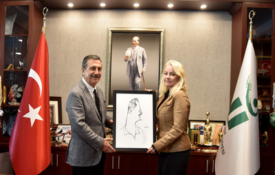 EĞİTİM İŞ'TEN BAŞKAN ATAÇ'A ZİYARET