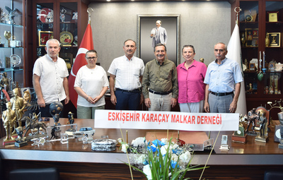 KUZEY KAFKAS KARAÇAY MALKAR DERNEĞİ'NDEN BAŞKAN ATAÇ'A ZİYARET