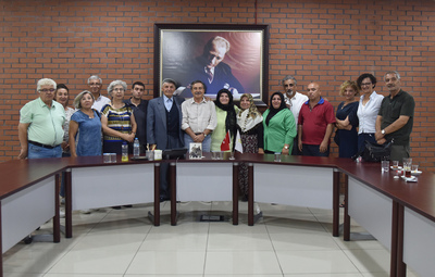 ALPAGUT-ATALAN'DA MADENE HAYIR PLATFORMU'NDAN BAŞKAN ATAÇ'A ZİYARET