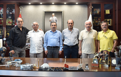 EFSANELERDEN BAŞKAN ATAÇ'A ZİYARET