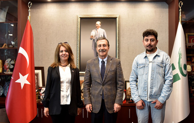 SAATÇİLER ODASI'NDAN BAŞKAN ATAÇ'A ZİYARET