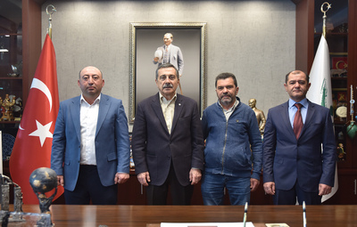 DÖĞERLİLER DERNEĞİ'NDEN BAŞKAN ATAÇ'A ZİYARET