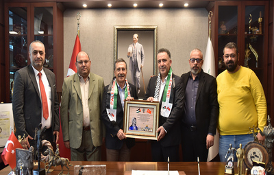 KARDEŞ ŞEHİR SALFEET'TEN TEPEBAŞI'NA ZİYARET