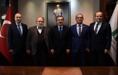 MEDYA TEMSİLCİLERİNDEN BAŞKAN ATAÇ'A ZİYARET