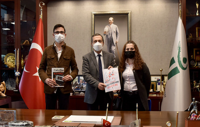 TÜRKİYE LİSELİLER BİRLİĞİ'NDEN BAŞKAN ATAÇ'A ZİYARET