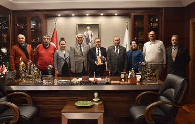 ATATÜRKÇÜ DÜŞÜNCE DERNEĞİ'NDEN BAŞKAN ATAÇ'A ZİYARET