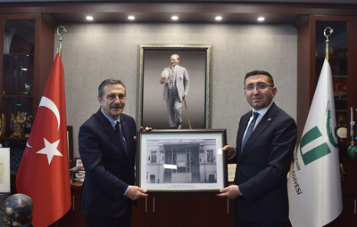 BARO BAŞKANI ELAGÖZ'DEN BAŞKAN ATAÇ'A ZİYARET