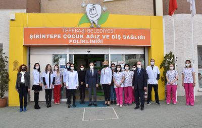 TEPEBAŞI'NDA ÇOCUKLAR SAĞLIKLA GÜLÜMSÜYOR