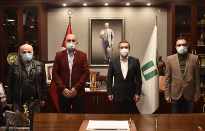 EĞİTİM SEN'DEN BAŞKAN ATAÇ'A ZİYARET