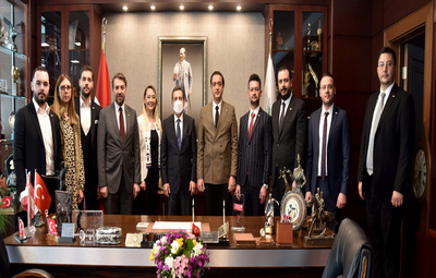 TÜRK KIZILAY'INDAN BAŞKAN ATAÇ'A ZİYARET