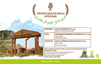 YERYÜZÜ EKOLOJİ OKULU DOĞA İLE BULUŞTURUYOR