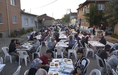 FEVZİ ÇAKMAK'TA İFTAR SEVİNCİ