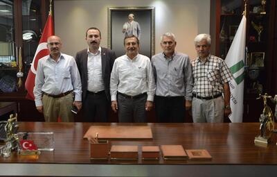 ALEVİLERDEN BAŞKAN ATAÇ'A ZİYARET