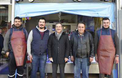 BAŞKAN ATAÇ ÇAMLICA ESNAFI İLE BULUŞTU