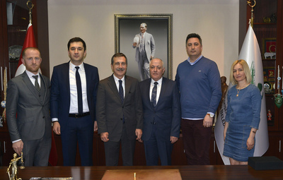 BAŞKAN ATAÇ ABHAZYA TEMSİLCİSİ İLE BULUŞTU