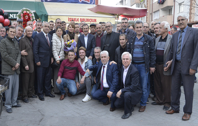 BAŞKAN ATAÇ GERENLİLER İLE BULUŞTU