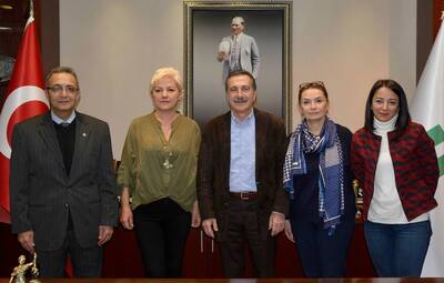 HAYTAP'TAN BAŞKAN ATAÇ'A ZİYARET