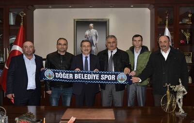 DÖĞERLİLER'DEN BAŞKAN ATAÇ'A ZİYARET