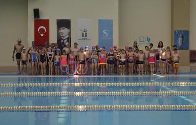KIRSALDAKİ ÇOCUKLAR YÜZME ÖĞRENDİ