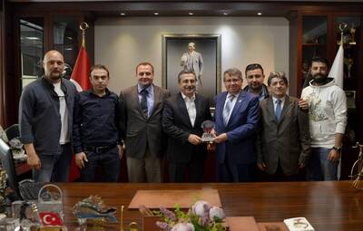 TSYD'DEN BAŞKAN ATAÇ'A ZİYARET