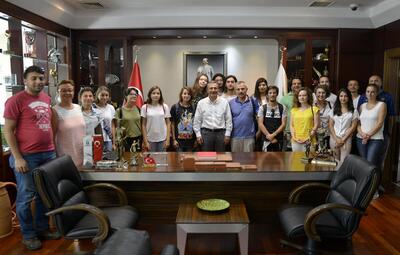 SAKİN OKUL DERNEĞİ'NDEN ATAÇ'A ZİYARET