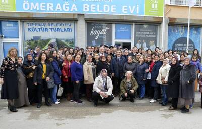 BAŞKAN ATAÇ ÖMERAĞALI KADINLARLA BULUŞTU