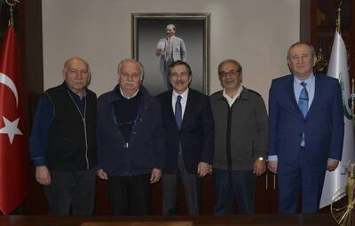 EĞİT-DER'DEN BAŞKAN ATAÇ'A ZİYARET