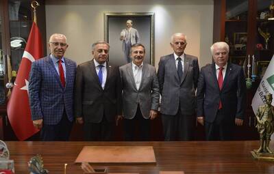 İYİ PARTİLİ ADAYLARDAN BAŞKAN ATAÇ'A ZİYARET