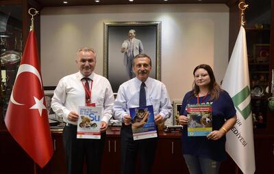 BAŞKAN ATAÇ'A TEŞEKKÜR ZİYARETİ
