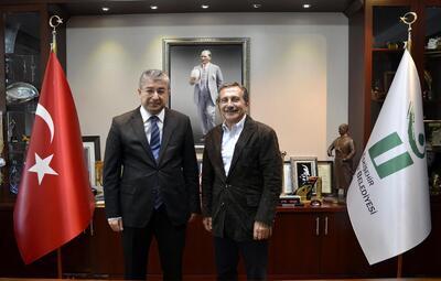 KAYMAKAM YILMAZ'DAN BAŞKAN ATAÇ'A ZİYARET