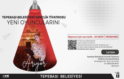 GENÇLİK TİYATROSU İÇİN BAŞVURULAR DEVAM EDİYOR
