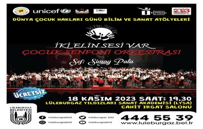MUHTEŞEM ÇOCUKLAR LÜLEBURGAZ'DA KONSER VERECEK